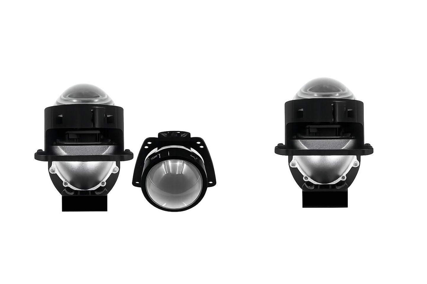 Lupe Auto BI-LED 3 inch – 16.000 lm, Fază Scurta + Lunga