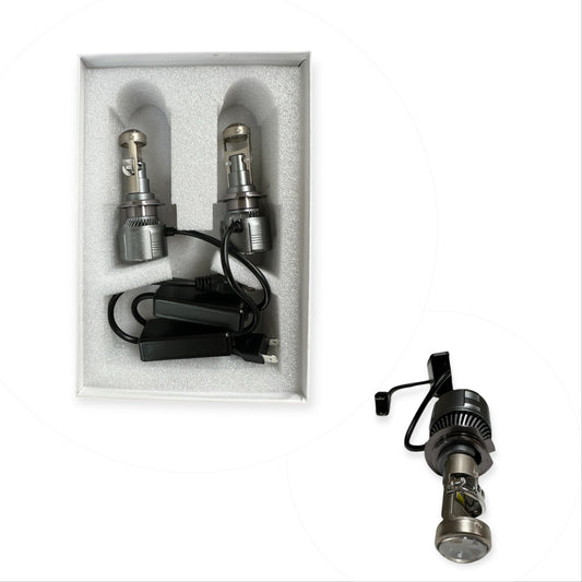 Set 2 Becuri LED Auto H7 C-LED Mini Lupa, 10.000 lumeni reali, CANBUS