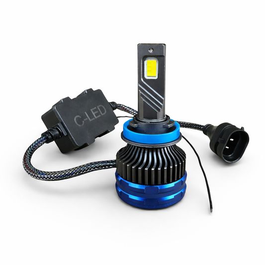 Set 2 Becuri LED Auto H8 / H9 / H11 / H16 C-LED SMART – 14.000 lumeni reali, CANBUS cu control din aplicatie de pe telefon