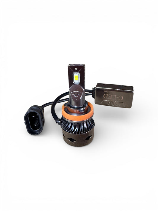 Set 2 Becuri LED Auto H8 / H9 / H11 / H16 C-LED PLUS – 11.000 lumeni reali, CANBUS