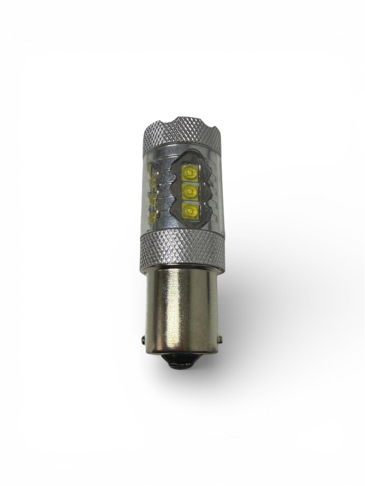 Bec LED Auto C-LED P21W Alb, CANBUS, Mers Inapoi / Marsarier, 12V, Plug & Play LED CREE
