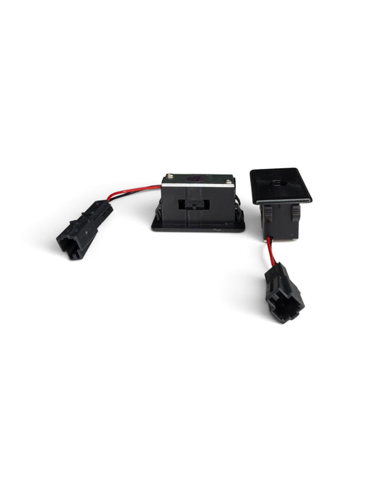 Set 2 Lampi portiere Tesla Holograma LED cu LOGO compatibile cu Model S Model x Model 3 Model Y