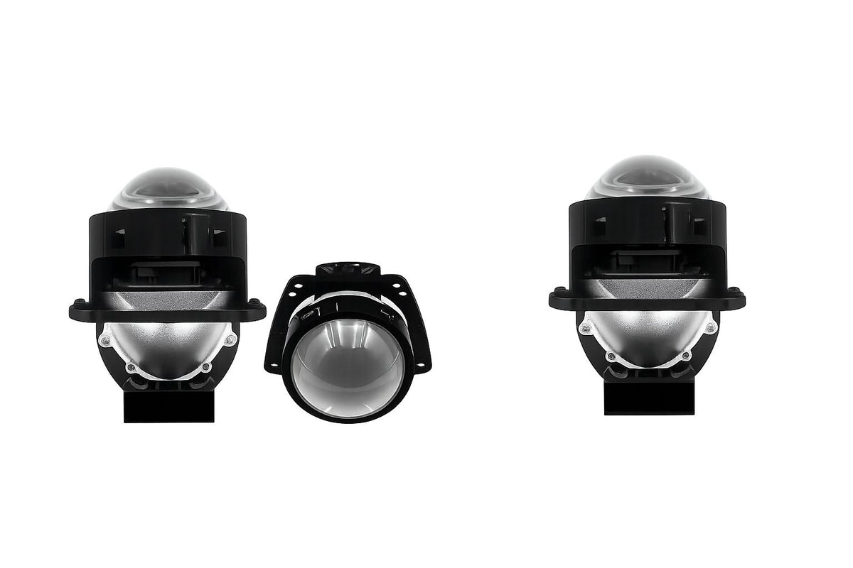 Set 2 Lupe BI-LED 3 inch C-LED PRO – 16.000 lumeni reali , faza scurta + faza lunga