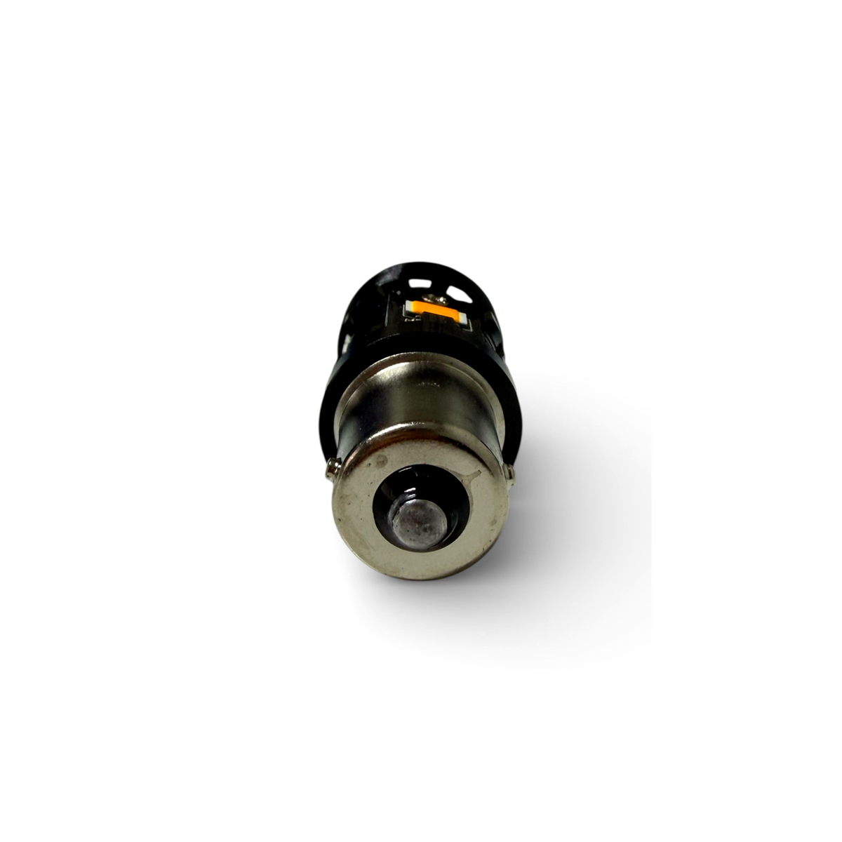 Set 2 Becuri LED Auto PY21W BAU15S CANBUS Portocaliu, Cu Ventilator, Semnalizare, 12V